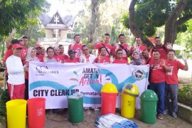 CCA Indonesia "City Clean Up" di taman kota Pematangsiantar