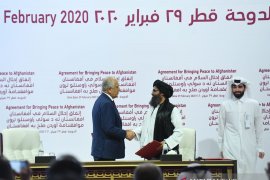 Menlu RI menghadiri penandatanganan kesepakatan perdamaian Afghanistan