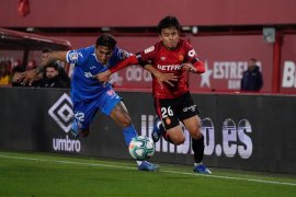 Getafe kembali masuk empat besar seusai menang di Mallorca