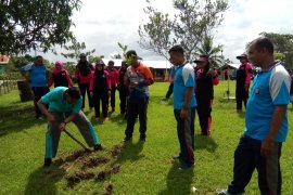 Polsek Unurumguay Jayapura lakukan program penghijauan