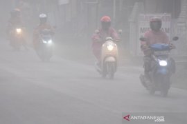 Hujan abu Bojolali, Gunung Merapi erupsi