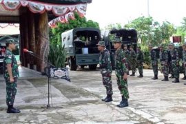 Dandim Merauke cek kesiapan 45 personel Satgas TMMD di Kabupaten Mappi