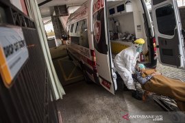 Simulasi penanganan pasien Covid-19