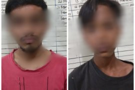 Dua remaja diduga pelaku pembakaran Masjid Al Forqon Binjai Utara diamankan polisi