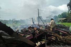 Kebakaran hanguskan gudang pengolahan kayu dan rumah di Sukabumi