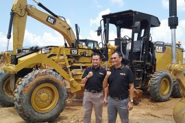 Trakindo luncurkan motor grader Cat 120 dukung  ibu kota negara