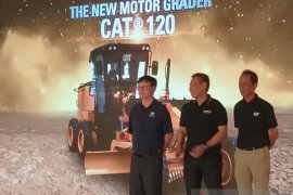 Trakindo luncurkan motor grader Cat 120 untuk wilayah Kalsel
