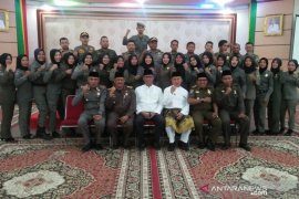 Silaturahmi dengan Satpol PP, ini pesan mendalam Bupati Rohil
