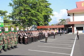 Sebanyak 402 personel gabungan TNI-Polri disiagakan di Musda Golkar