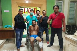 Otak pembobol swalayan indomaret ditembak Polisi Binjai Barat