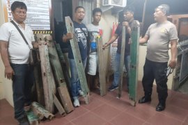 Polisi Binjai Timur amankan pencuri kusen rumah warga