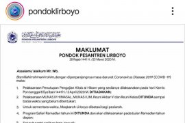 PP Lirboyo Kediri keluarkan maklumat cegah corona