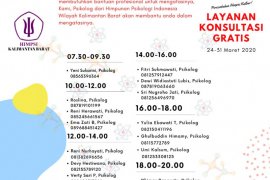 Puluhan psikolog Kalbar siapkan konsultasi gratis terkait COVID-19
