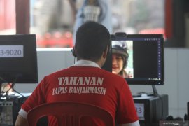 Jam kunjungan Lapas Banjarmasin diganti "video call"