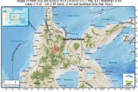 72 kali gempa susulan guncang Sulteng dalam empat hari terakhir