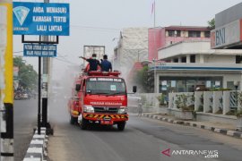 Kapolres Inhil harapkan penyemprotan disinfektan bisa dilaksanakan setiap hari