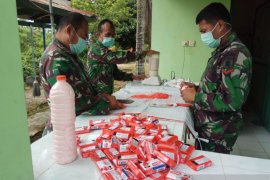 Kodim 0907 Tarakan Distribusikan 1.113 Liter Sabun Cuci Tangan