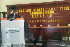 Satgas COVID-19 Babel kerahkan 100 relawan disinfektan kawasan publik