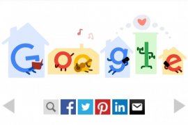 Google tampilkan Doodle dukung aktivitas di rumah