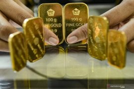 Emas Antam melambung Rp26.000/gram