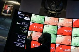 IHSG akhir pekan ditutup melambung