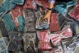 ODP HSS menurun, IBI bagikan masker kain gratis