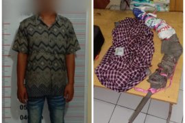 Tak sanggup bayar utang Rp50.000, teman sendiri dibacok di Secanggang Langkat