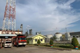 Polisi dan Pertamina EP cek kondisi CPP Gas Gundih usai terbakar