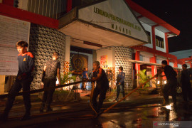 Kebakaran Lapas Tuminting-Manado dipicu napi narkoba minta dibebaskan