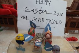 Rayakan Paskah, GPdI Ekklesia Gorontalo lombakan hias telur secara online