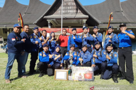 Tim Damkar Sijunjung peringkat 1 lomba ketangkasan di cabang "Hose Laying" tingkat Sumbar