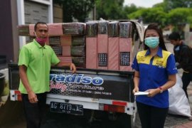 Sumbangan untuk ruang observasi cegah corona di Kediri terus mengalir