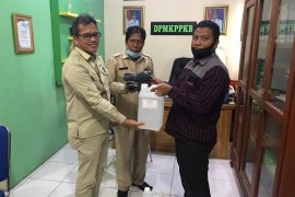 Pertamina Rantau salurkan "hand sanitizer" ke Dinkes Aceh Tamiang