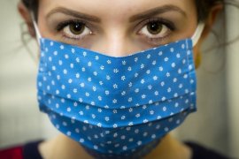 Masker kain tak cukup dikeringkan di sinar matahari