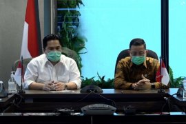 Menteri BUMN Erick Thohir coba sinergikan penemu ventilator dan industri pertahanan