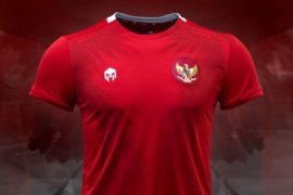 Mills meluncurkan seragam kandang timnas Indonesia