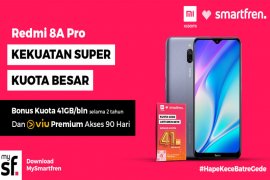 Smartfren tawarkan paket kuota 41 GB per bulan untuk pembelian Xiaomi Redmi 8A Pro
