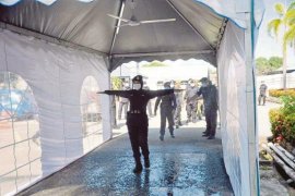 Kementerian Kesehatan Malaysia tidak rekomendasikan penggunaan bilik disinfektan