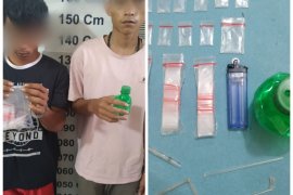 Miliki sabu-sabu, dua warga ditangkap Polsek Besitang Langkat