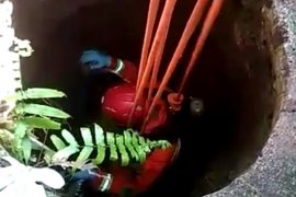 Seorang warga tewas terperosok ke dalam sumur 12 meter