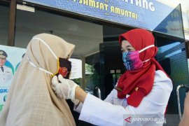 UPPD Amuntai sosialisasi dan bagikan masker gratis