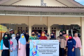 Tanjung Field rangkul mitra binaan produksi 1.000 masker melalui program CSR