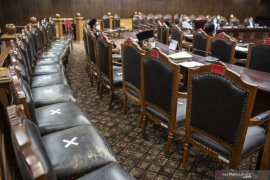 Mahkamah Konstitusi minta pemohon maklumi perkara belum disidangkan