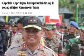 Kapolda Kepri Irjen Andap Budhi jabat  Irjen Kemenkumham