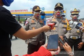 Kakorlantas berterima kasih kepada warga yang tidak mudik lebaran