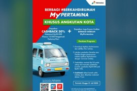 Masa pandemi, Pertamina beri "cashback" 50 persen bagi 10.000 angkot
