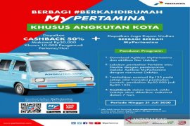 Pertamina memberi cashback 50 persen untuk 10.000 angkot/hari