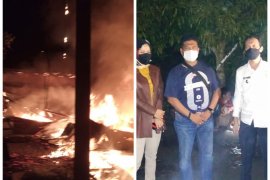 Dua unit rumah di Kota Binjai hangus terbakar