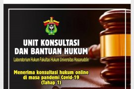 Unhas Makassar siapkan konsultasi dan bantuan hukum gratis terkait pandemi COVID-19