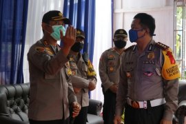 Dirlantas Poldasu pantau Check Point di Simpang Dolok Melangir Simalungun